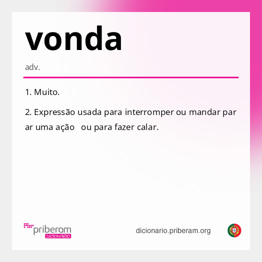 Significado de vonda