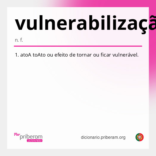 Significado de vulnerabilização