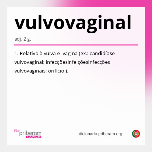 Significado de vulvovaginal
