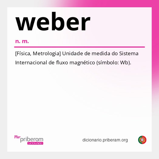 Significado de weber