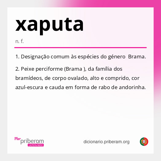 Significado de xaputa