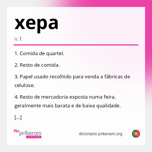Significado de xepa
