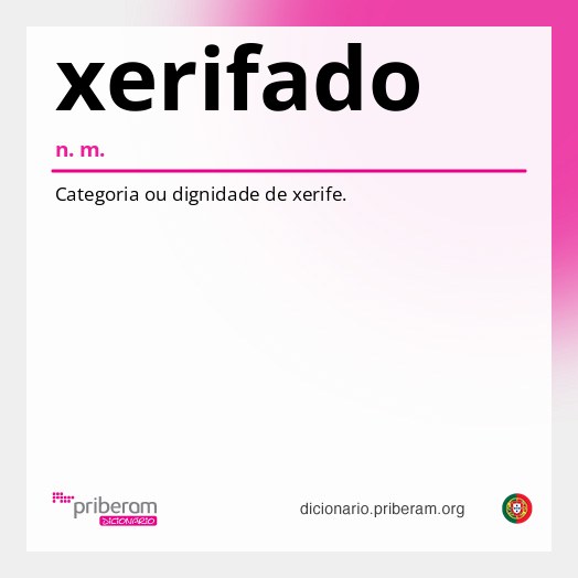 Significado de xerifado