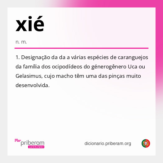 Significado de xié