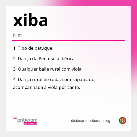 Significado de xiba