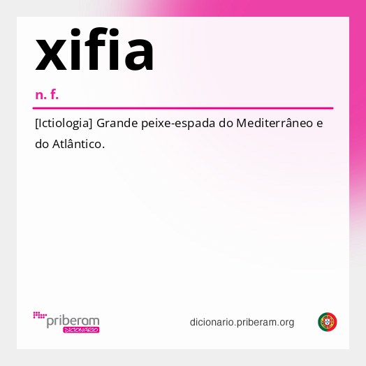 Significado de xifia