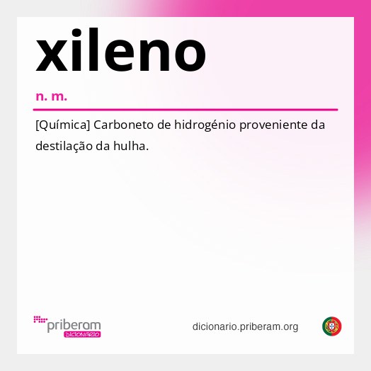 Significado de xileno