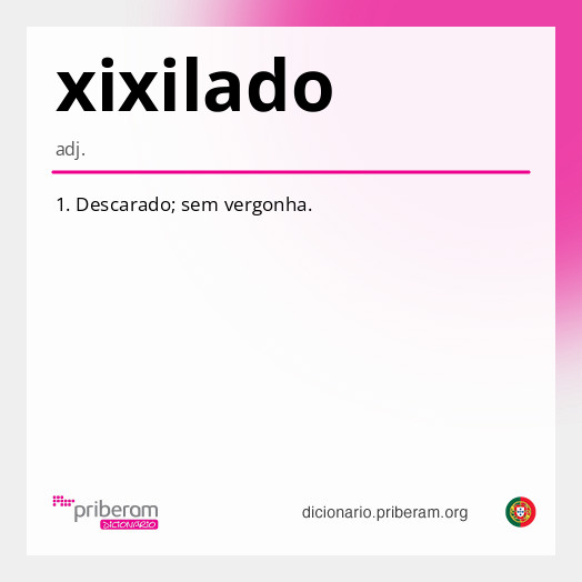 Significado de xixilado