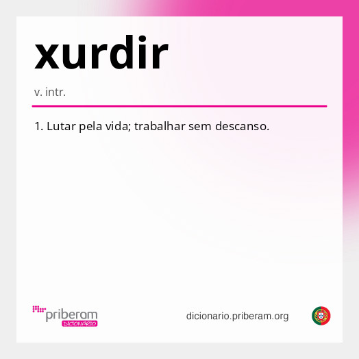 Significado de xurdir