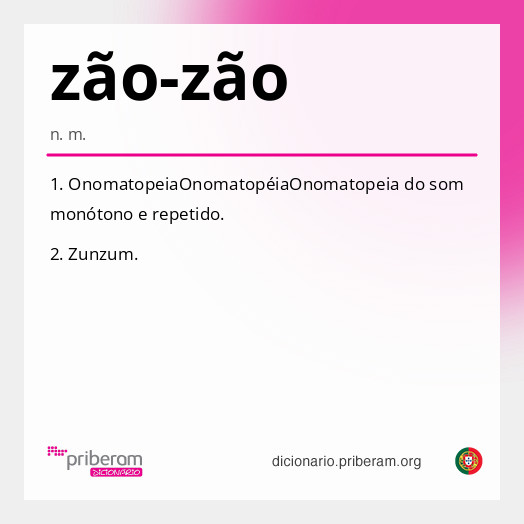 Significado de zão-zão