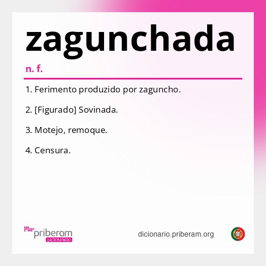 Significado de zagunchada