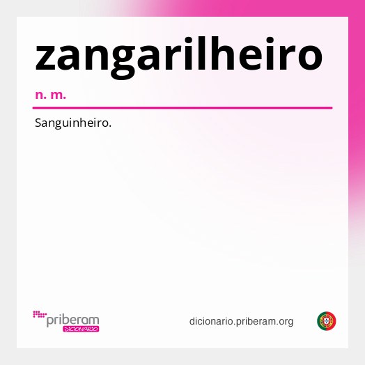 Significado de zangarilheiro