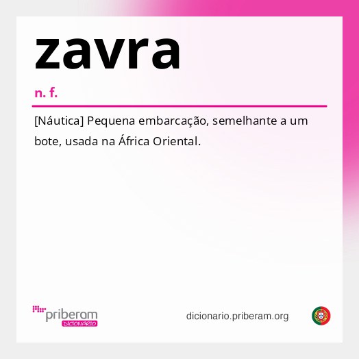 Significado de zavra