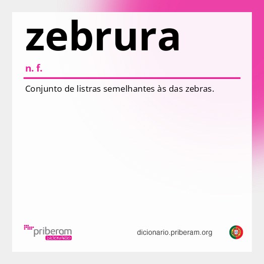 Significado de zebrura
