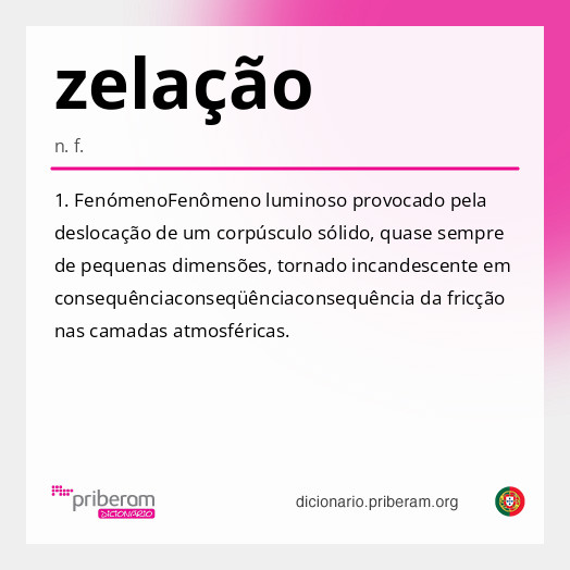 Significado de zelação