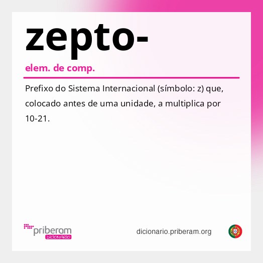 Significado de zepto-