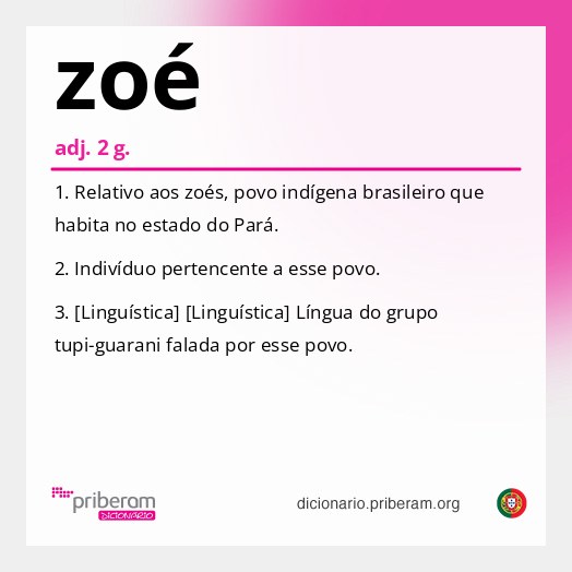 Significado de zoé