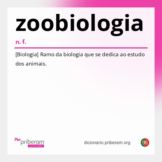 Significado de zoobiologia