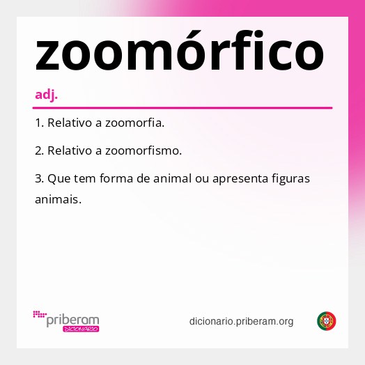 Significado de zoomórfico