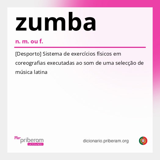 Significado de zumba