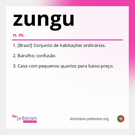 Significado de zungu