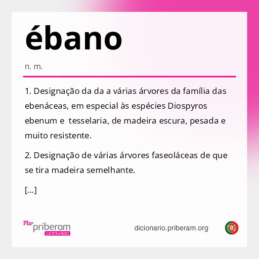 
   Significado de ébano