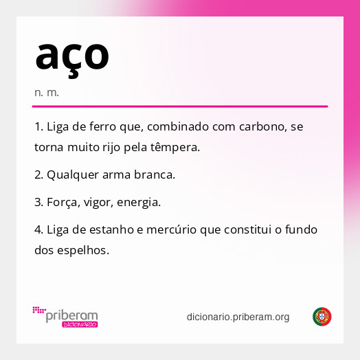 
   Significado de aço