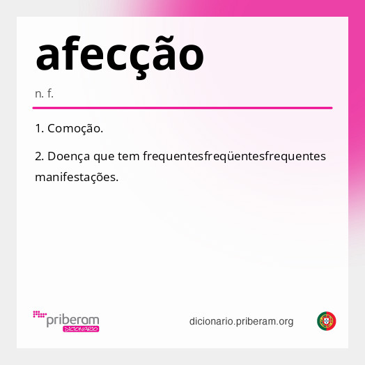 afecção