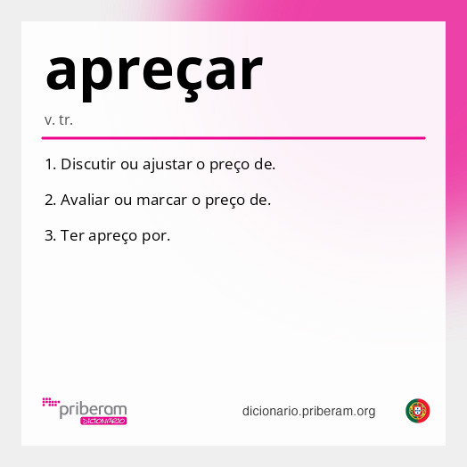 apreçar