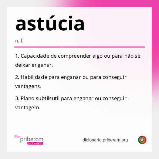
   Significado de astúcia