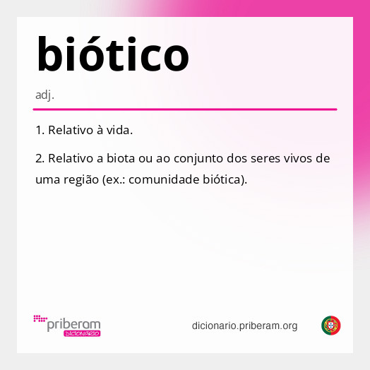 biótico