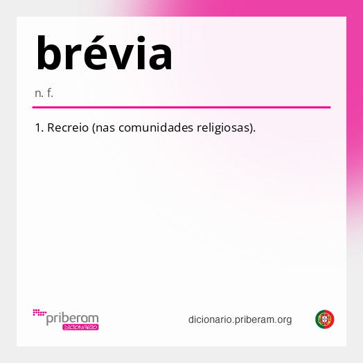 
   Significado de brévia