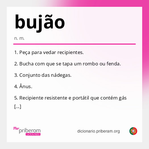 
   Significado de bujão