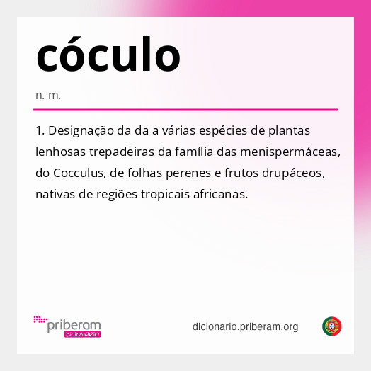 cóculo