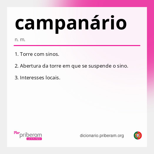 
   Significado de campanário