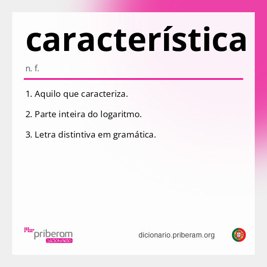 característica