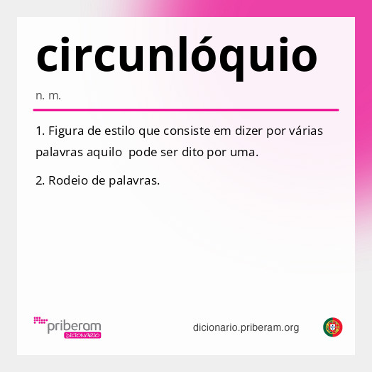 
   Significado de circunlóquio