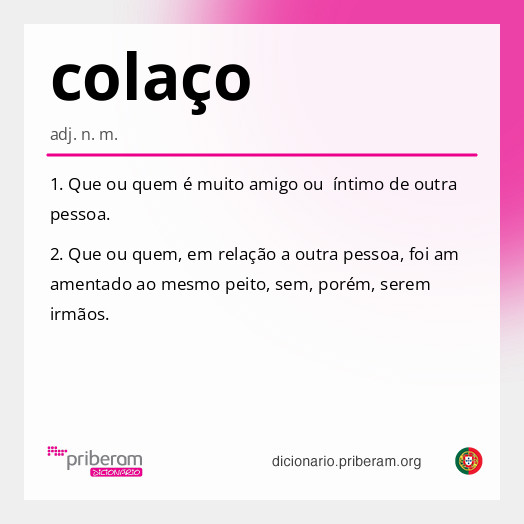
   Significado de colaço