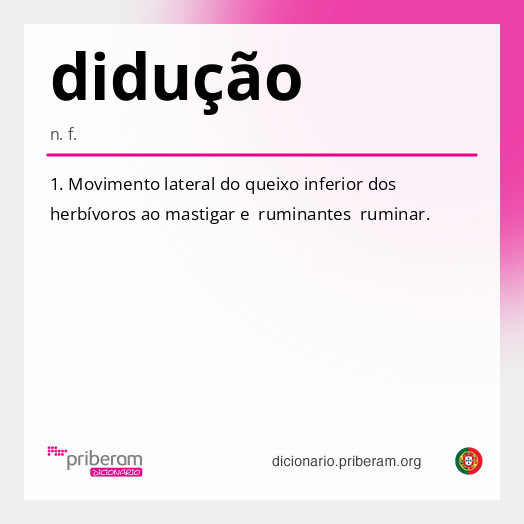 Significado de didução
