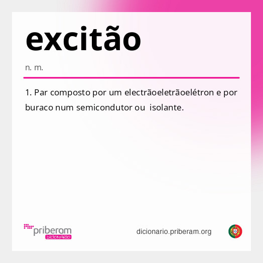
   Significado de excitão