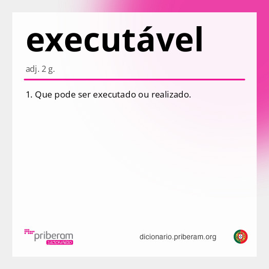 executável