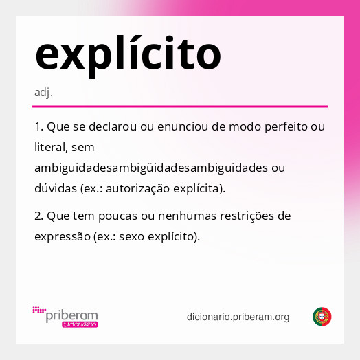 explícito