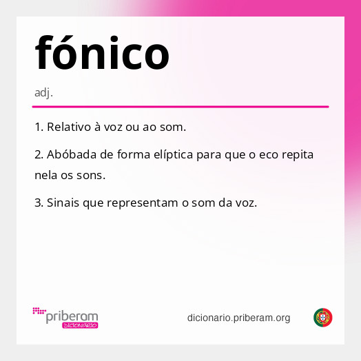 
   Significado de fónico