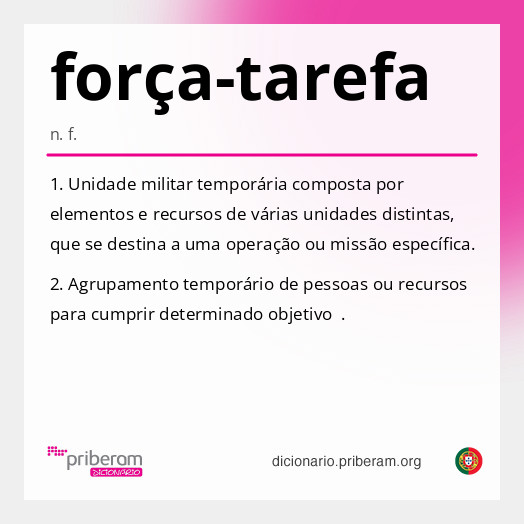 Significado de força-tarefa