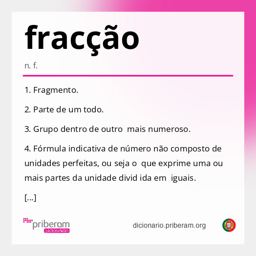 fracção