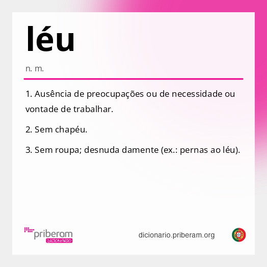 
   Significado de léu