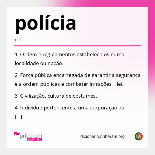 polícia