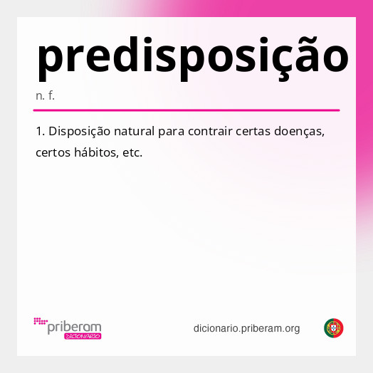 predisposição