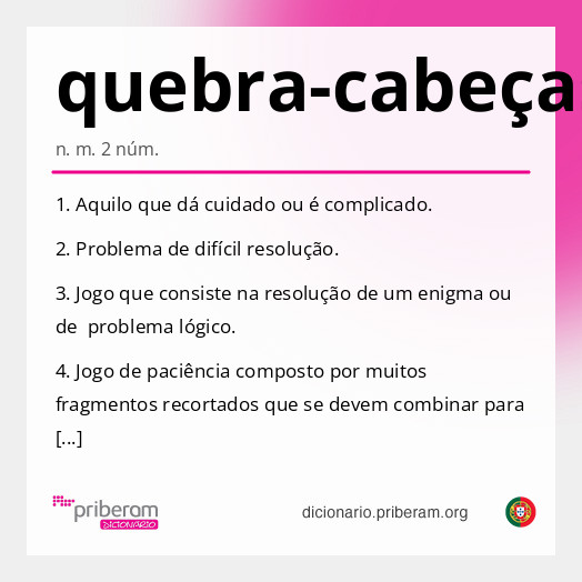 Significado de quebra-cabeças