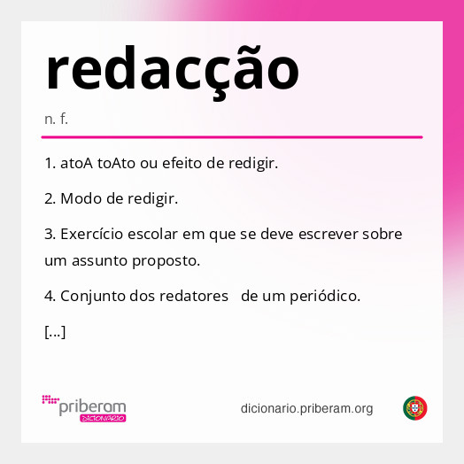 redacção